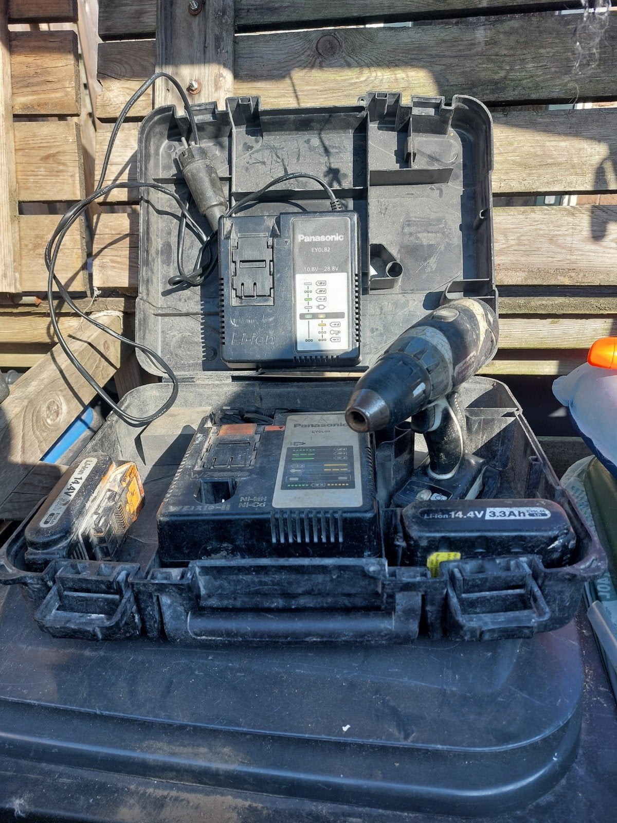 Panasonic schroeftol, Ophalen of Verzenden, Gebruikt, Boor- en Schroefmachine, Variabele snelheid