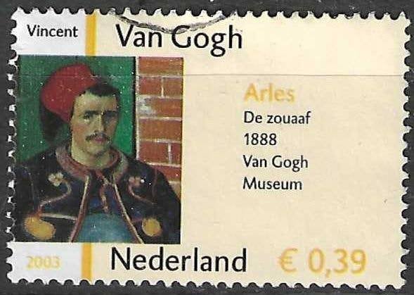 Nederland 2003 - Yvert 2001 - Vincent van Gogh (ST), Verzenden, Gestempeld