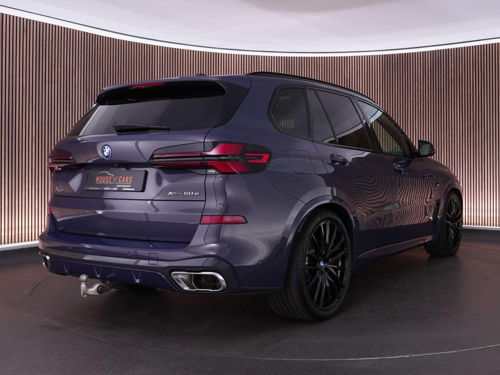 BMW X5 xDrive50e |BTW-auto|M-sport|individual|panoramadak|Ha, Gebruikt, 2395 kg, Blauw, 489 pk