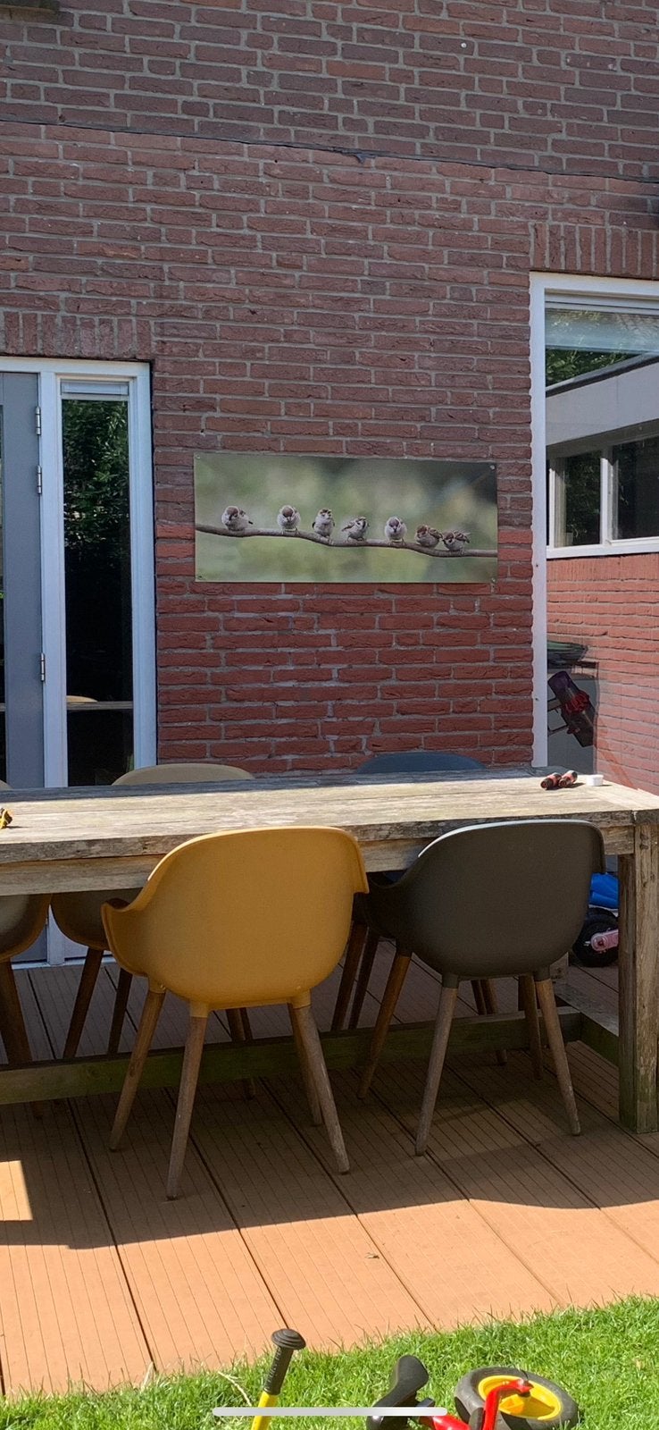 Stevige kuiptuinstoelen, 7 stuks, t.e.a.b., Ophalen, Gebruikt, Kunststof