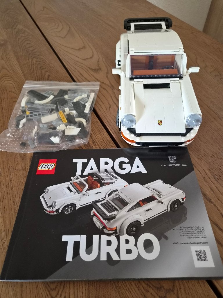 Lego 10295 Porsche Turbo / Targa, Lego, Inclusief instructies, Ophalen of Verzenden, Zo goed als nieuw