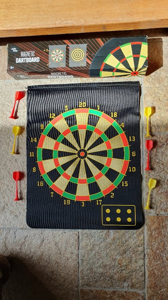 Nieuw magnetisch Dartspel, oprolbaar, opsturen of opha-, Sport en Fitness, Darts, Ophalen of Verzenden, Nieuw, Pijlen