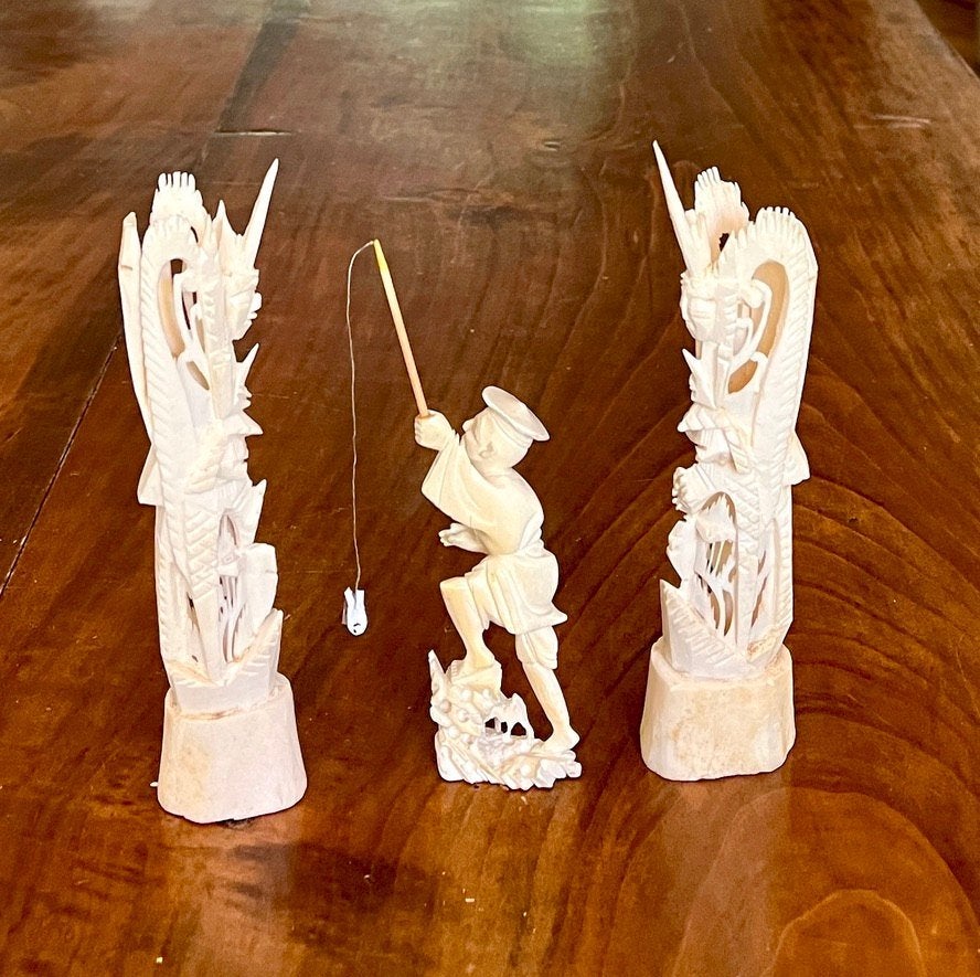 Chinese benen beeldjes, Antiek en Kunst, Ophalen of Verzenden