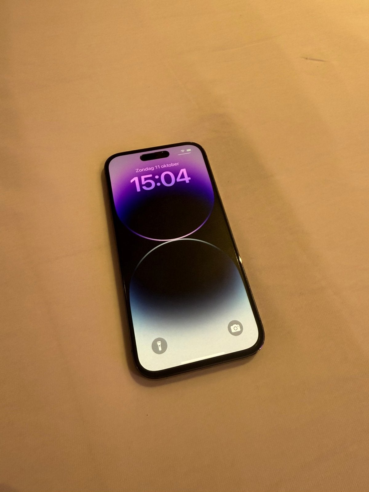 Iphone 14 Pro 128gb, Ophalen, 75 %, Paars, Zo goed als nieuw