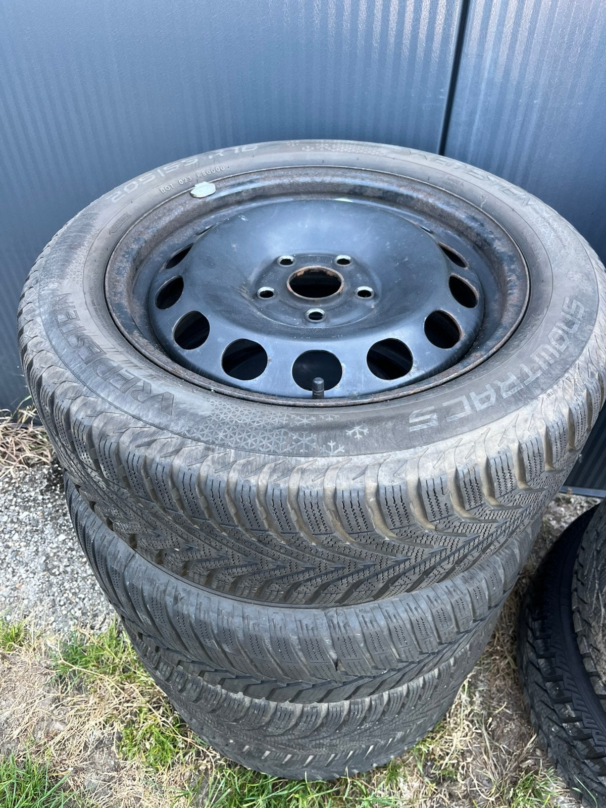 16” VW stalen velgen Octavia Golf Leon Caddy winter 5x112, Auto-onderdelen, Banden en Velgen, Ophalen, Gebruikt, 16 inch, VW