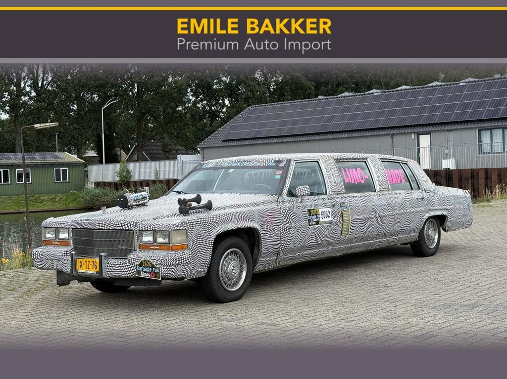 Cadillac Fleetwood Limousine Armbruster WB-vrij UNIEK!, Leder, Grijs, Sedan, Geïmporteerd