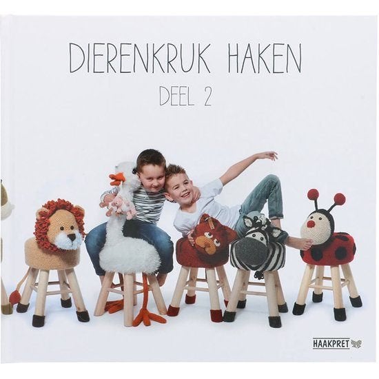 Anja Toonen - Dierenkruk haken Deel 2, Ophalen of Verzenden, Zo goed als nieuw, Haken, Patroon of Boek