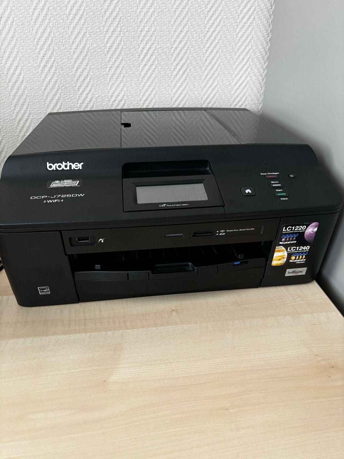 Brother DCP-J725DW Inkjetprinter met WiFi, Computers en Software, Ophalen, Gebruikt, Inkjetprinter, All-in-one
