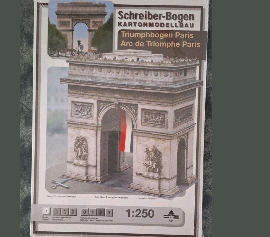 Arc de Triomphe Parijs Bouwpakket t.e.a.b, Ophalen, Nieuw, 1:50 of kleiner