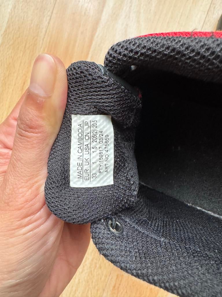 Salomon wandelen schoenen maat 33, Ophalen of Verzenden, Gedragen, Rood, Sportschoenen
