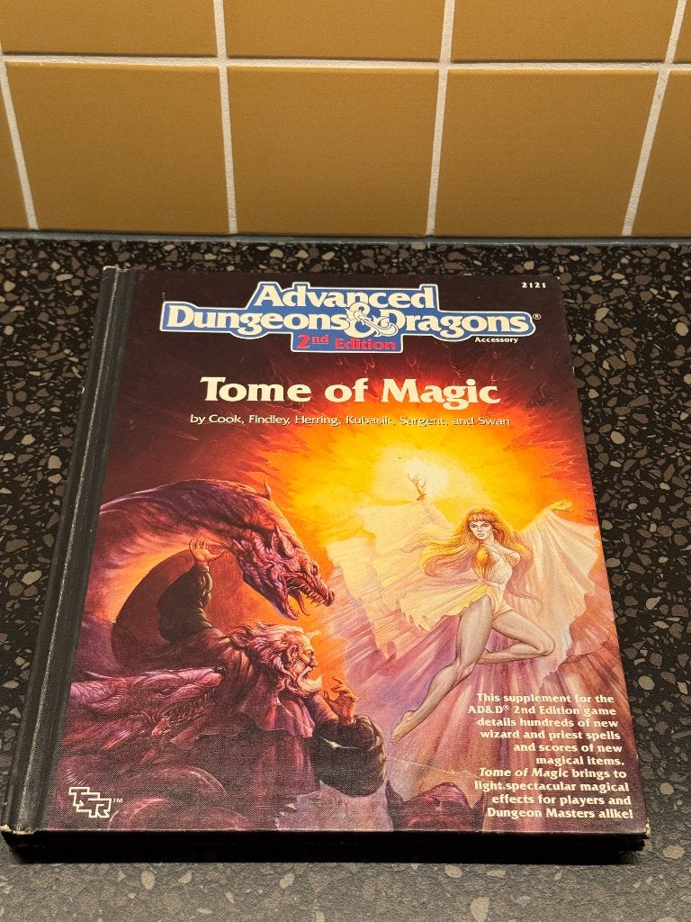 AD&D Dungeons Dragons 2e Tome of Magic 1st print, Ophalen of Verzenden, Gebruikt, TSR