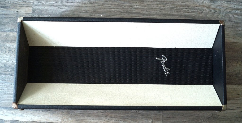 Vintage 70's Fender PA100 luidspreker cabinet 2x, Ophalen, Gebruikt