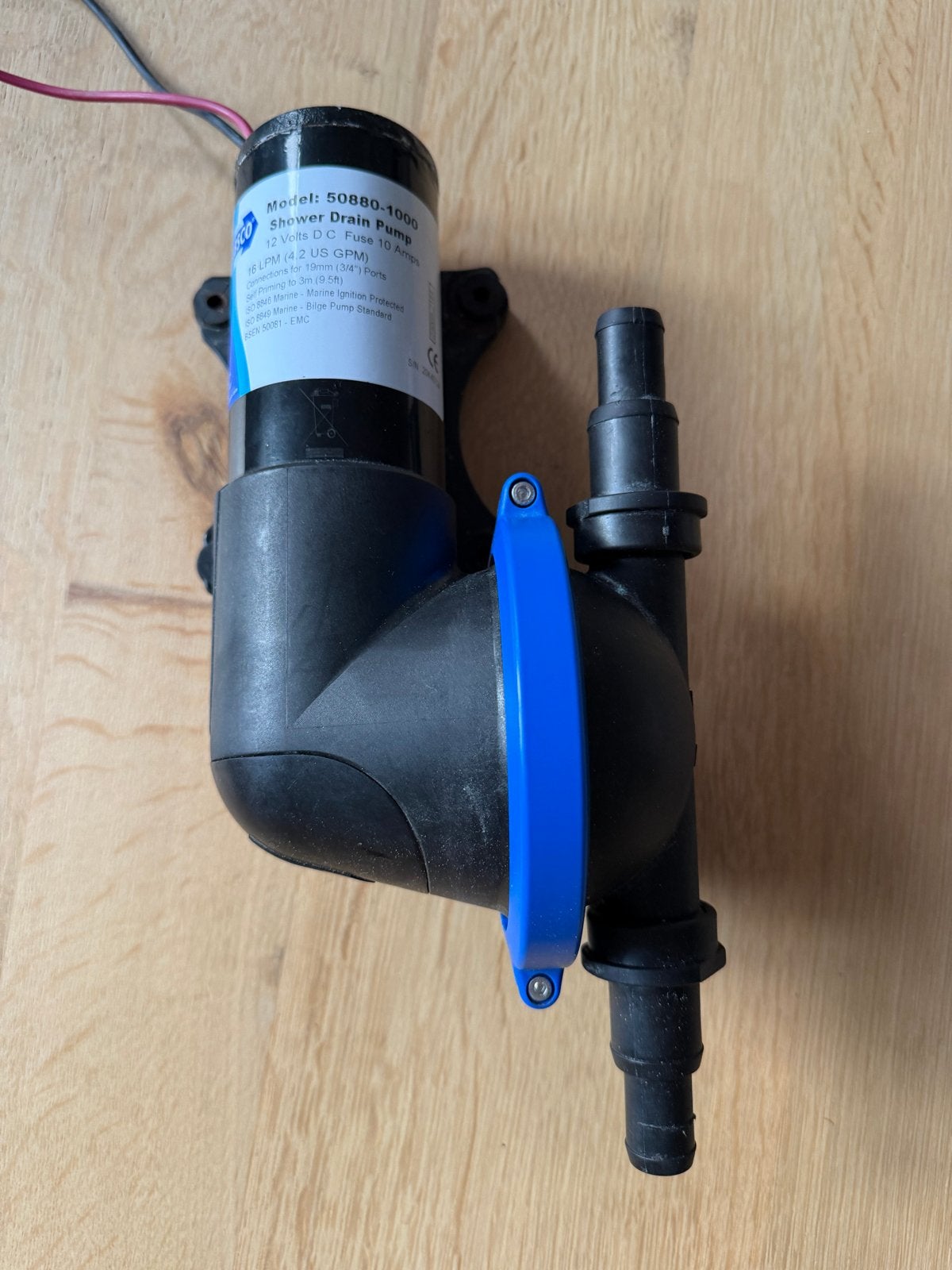 Jabsco 50880-1000 Menbraam Afvoerpomp 12V, Ophalen, Zo goed als nieuw, Kombuis en Sanitair