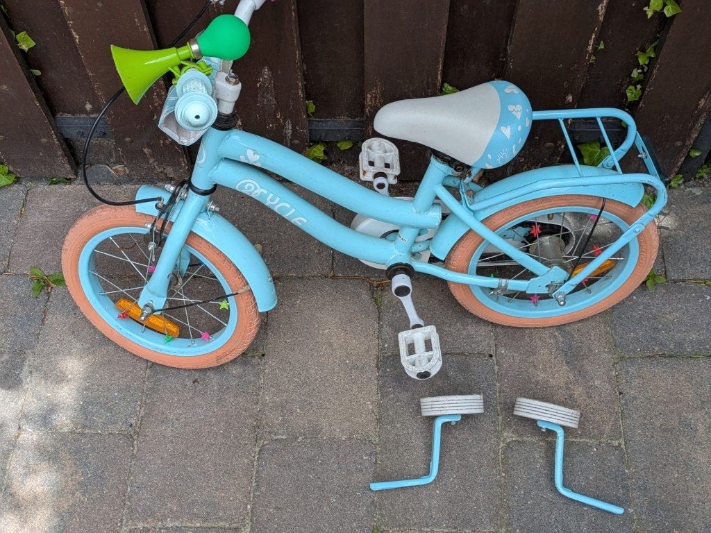 Fiets 14 inch, Fietsen en Brommers, Fietsen | Kinderfietsjes, Ophalen, Gebruikt, Minder dan 16 inch