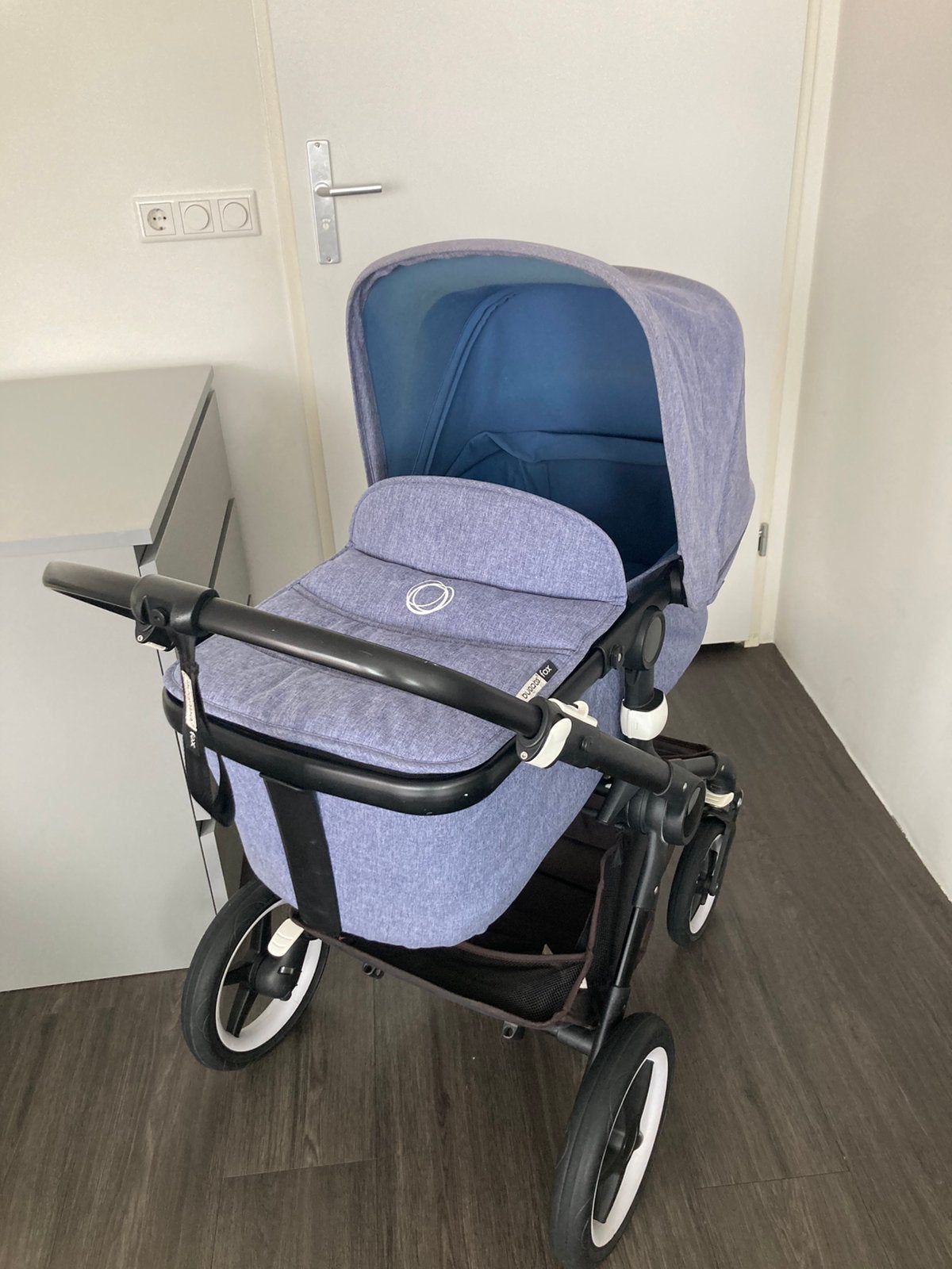 Bugaboo Fox, Blue Melange, combiwagen 2-in-1, gebruikt, Ophalen, Gebruikt, Bugaboo