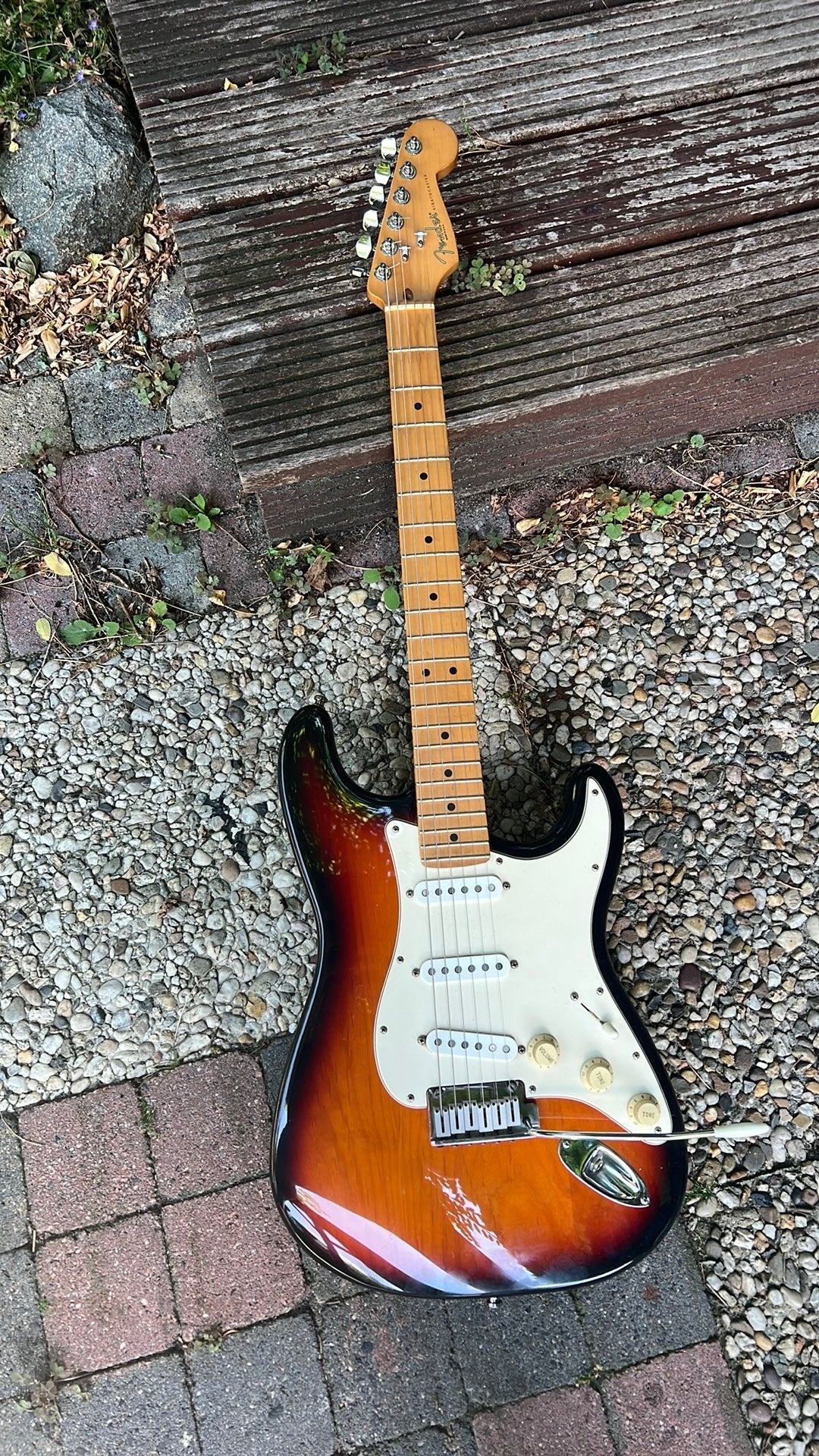 Usa stratocaster 1996, Ophalen of Verzenden, Zo goed als nieuw, Solid body, Fender