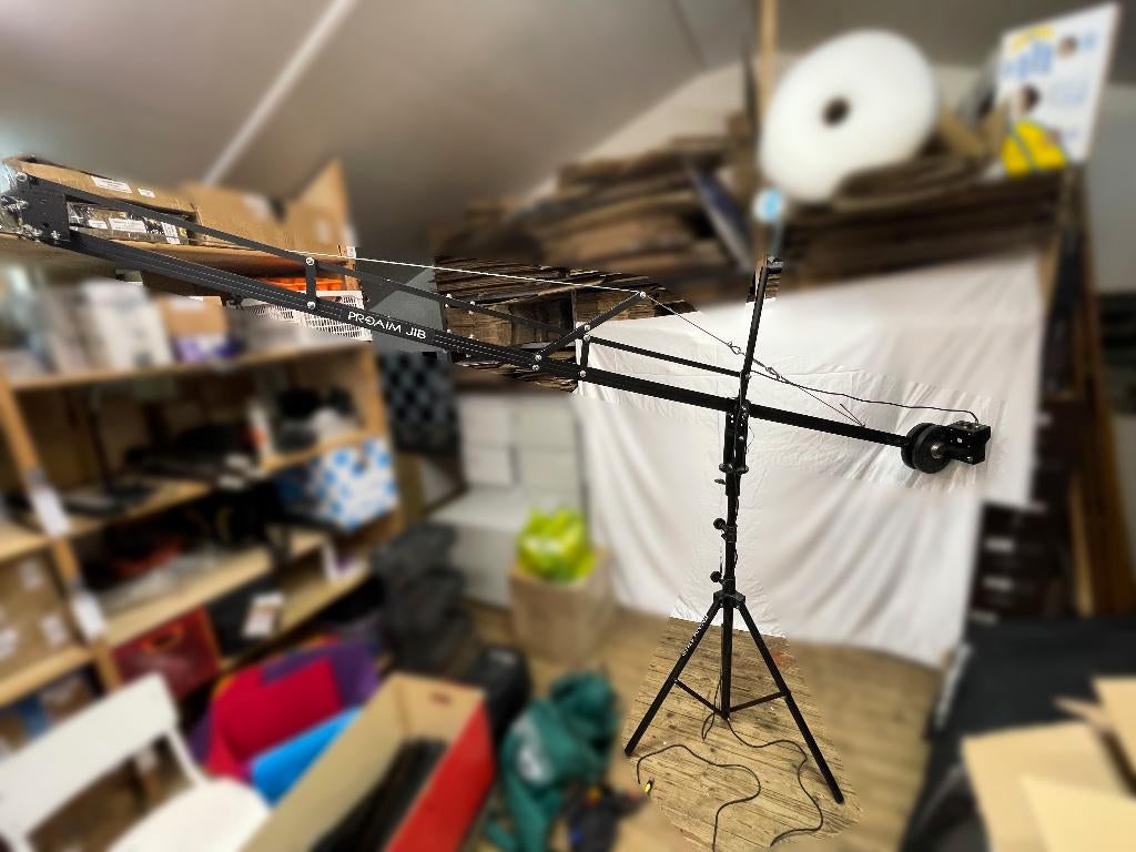 Proaim JIB CAMERA CRANE (4meter)+Pan/Tilt Head+control, Proaim, N, Overige typen, Ophalen of Verzenden