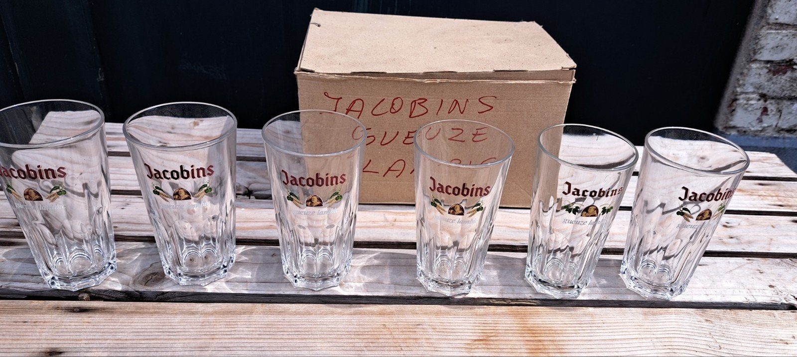 glas glazen bierglazen jacobins glazen, Ophalen of Verzenden