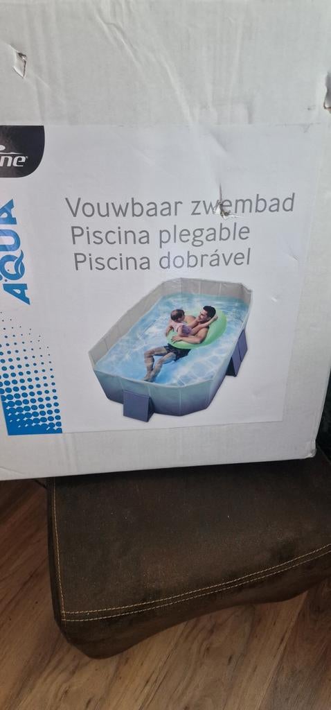 Opvouwbare Zwembad, Tuin en Terras, Ophalen, Minder dan 80 cm, Opzetzwembad, Rechthoekig