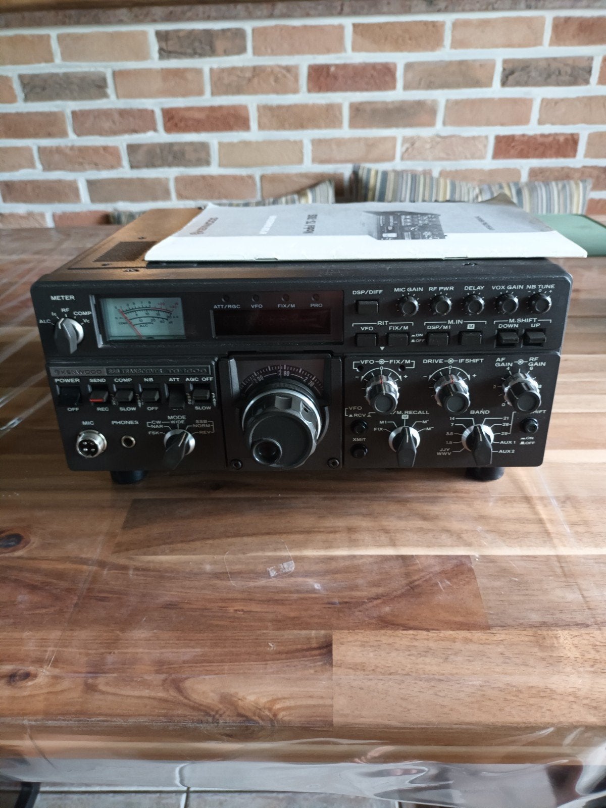 Kenwood TS-180S HF SSB Transceiver (geen microfoon), Ophalen of Verzenden