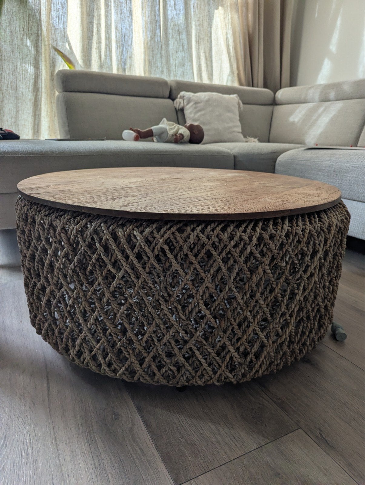 d-Bodhi Knut salontafel 100cm, Ophalen, Japandi, Gebruikt, 100 tot 150 cm
