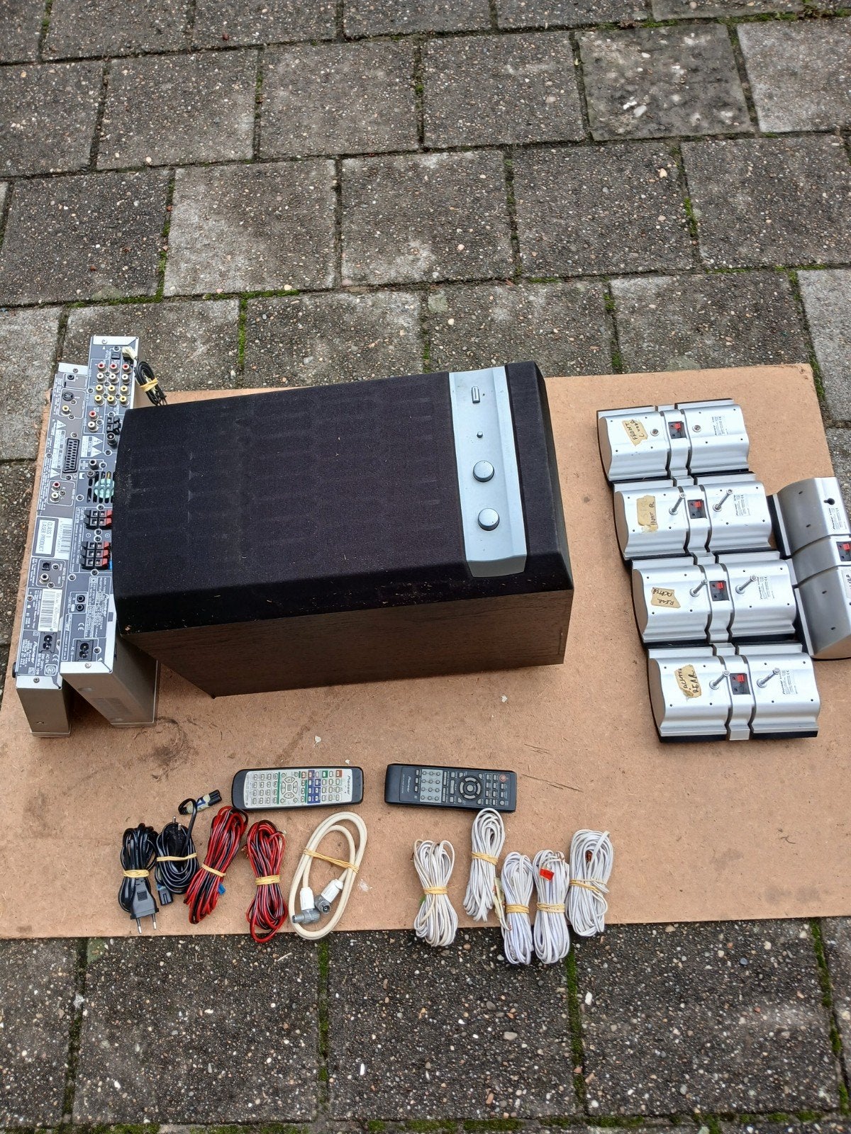 pioneer set  vsx c300, Ophalen, 70 watt of meer, Pioneer, 5.1-systeem