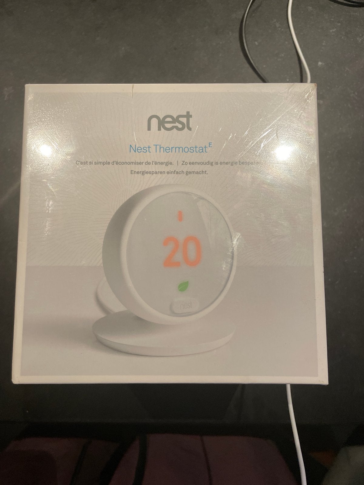 Nieuwe Nest Thermostaat E - Ongeopend in plastic, Doe-het-zelf en Verbouw, Ophalen of Verzenden, Slimme thermostaat, Nieuw