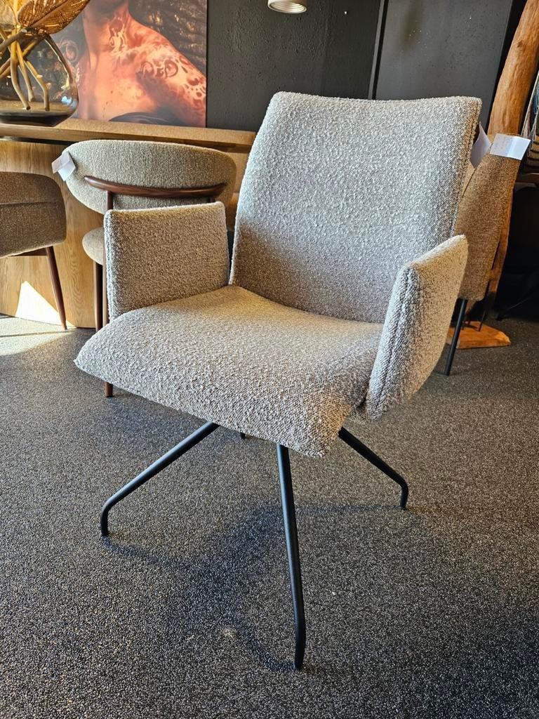 " looq" draaipoot memory h.e. design, Huis en Inrichting, Stoelen, Nieuw, Vijf, Zes of meer stoelen, Leer, Ophalen of Verzenden
