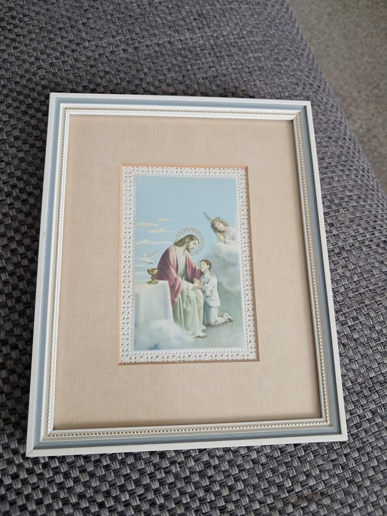 Schilderij tbv communie is zéér mooi splinternieuw, Ophalen of Verzenden, Nieuw, Schilderij, Minder dan 50 cm
