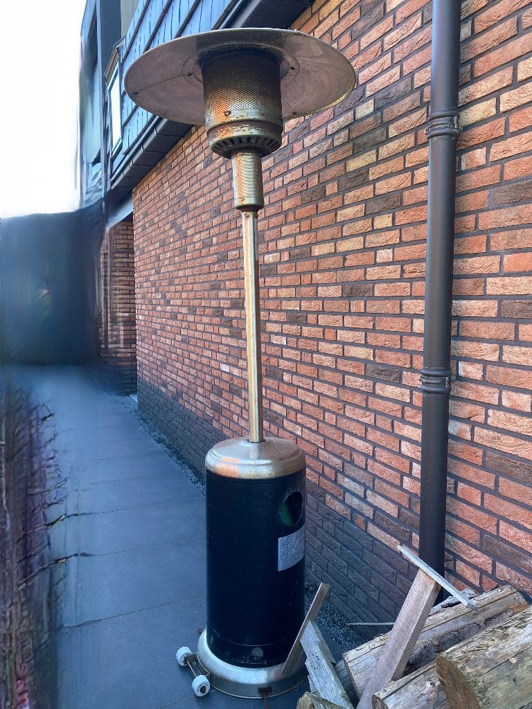 Terrasverwarmer / Terrasheater GRATIS ophalen!!, Tuin en Terras, Terrasverwarmers, Ophalen, Draaibaar, Gebruikt, Vloer