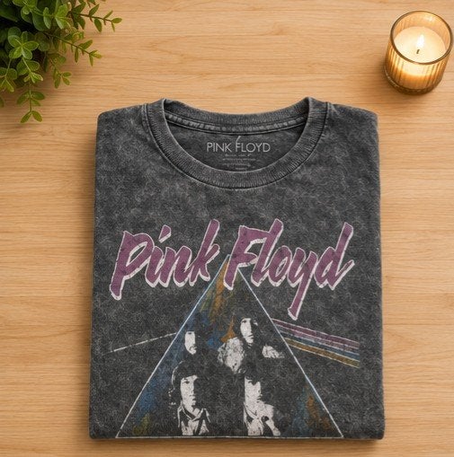 Pink Floyd T-shirt - Grijs - Maat S/M, Pink Floyd, Nieuw, Ophalen of Verzenden, Korte mouw