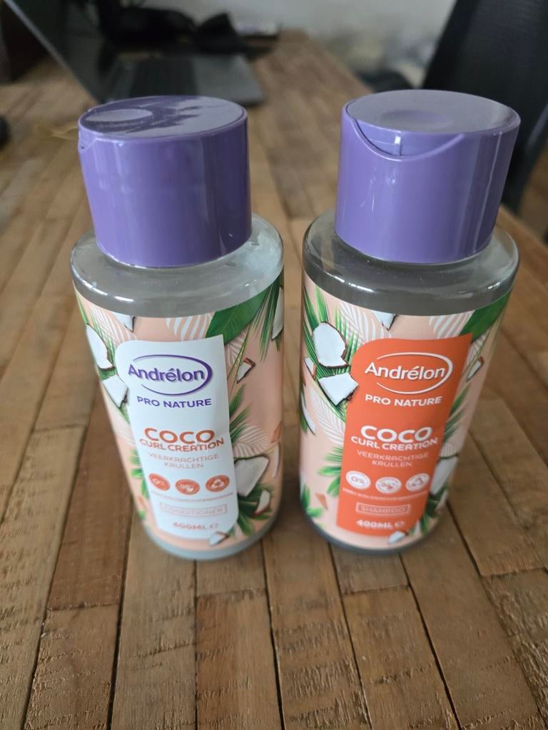 Andrélon Coco Curl Creation shampoo & conditioner (set), Ophalen of Verzenden, Zo goed als nieuw, Shampoo of Conditioner