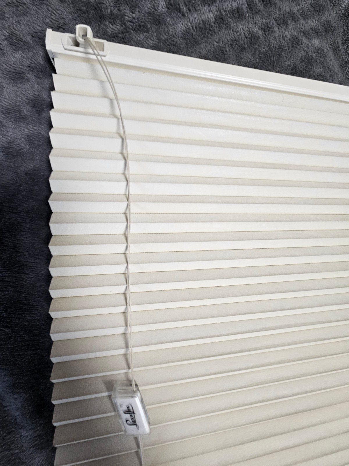 Luxaflex Plisségordijn - Crème - 2 stuks, Huis en Inrichting, Ophalen of Verzenden, Zo goed als nieuw, Crème, Plisségordijn