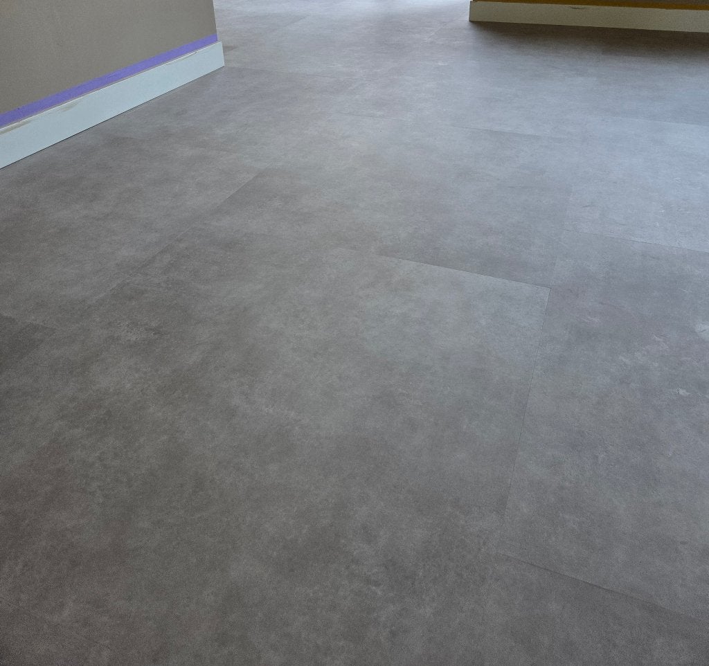 PVC vloertegels -betonlook- nieuw, Ophalen, Overige materialen, 30 cm of meer, 50 tot 150 cm