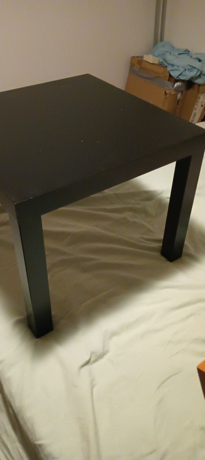 Set van 3 bijzettafels: 2 zwart, 1 houtkleurig, Ophalen, Minder dan 45 cm, Minder dan 55 cm, Gebruikt
