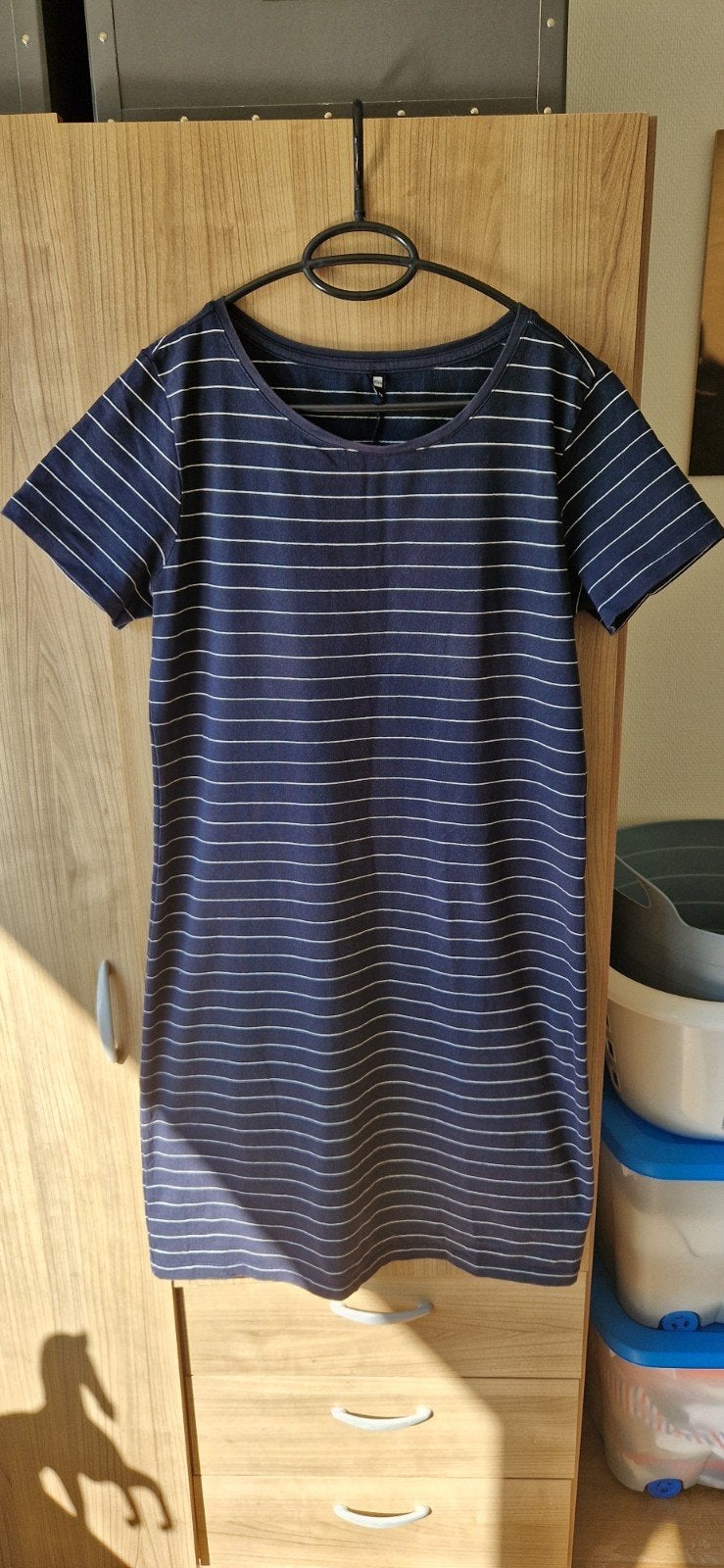 Fijne jurk, Kleding | Dames, Maat 38/40 (M), Blauw, Ophalen of Verzenden, Gedragen