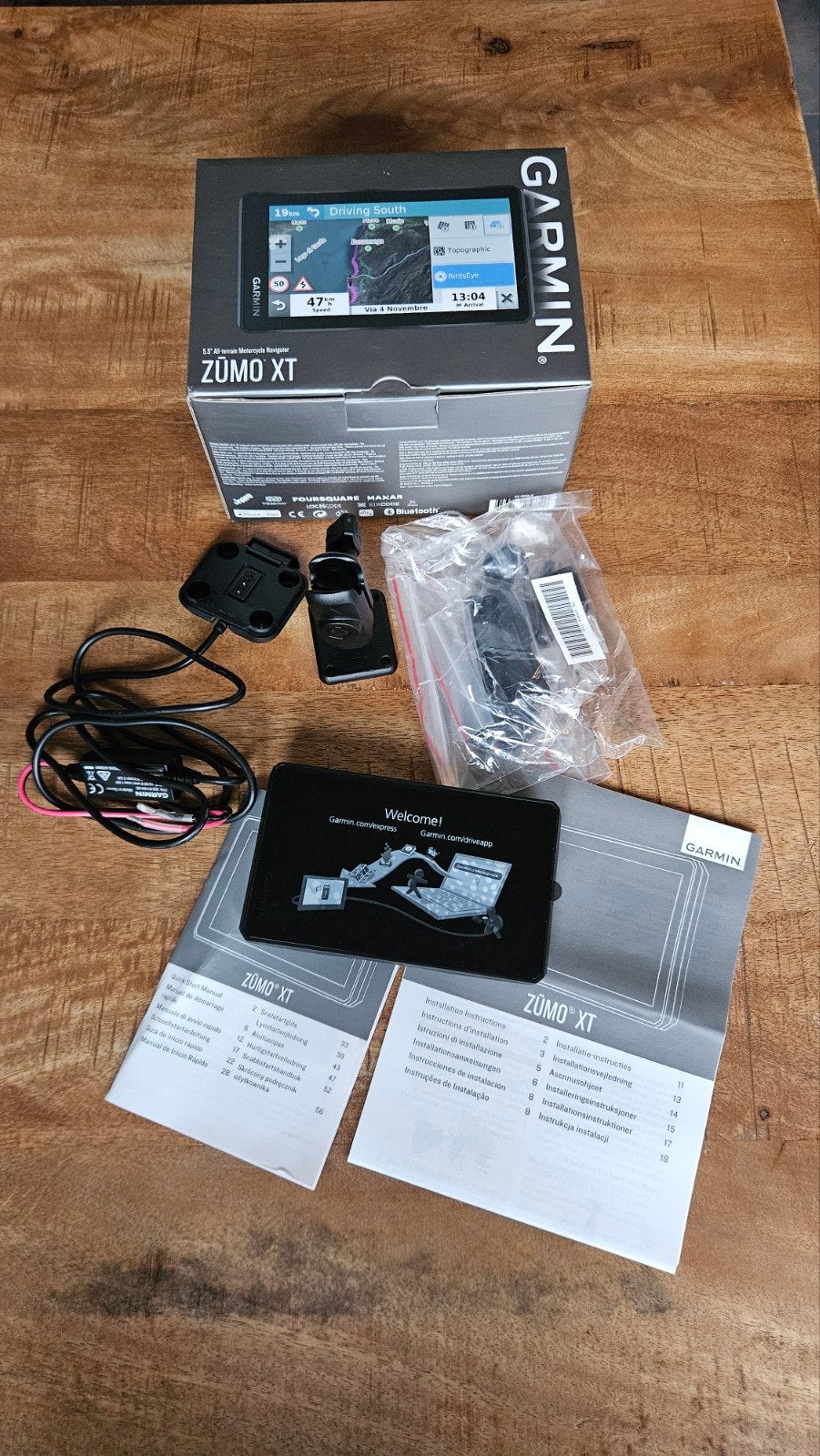Garmin XT motornavigatie incl. RAM mount, Ophalen of Verzenden, Zo goed als nieuw