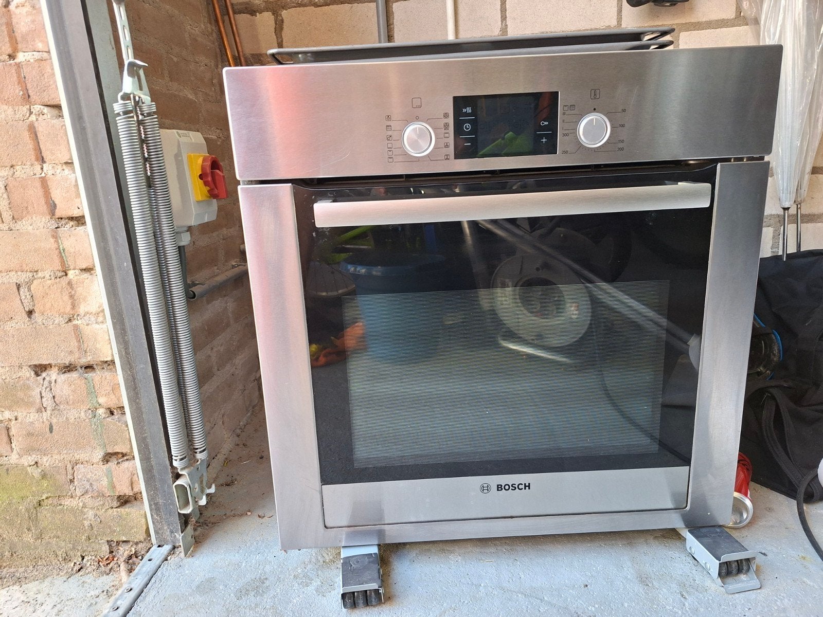 Bosch Inbouw Heteluchtoven - HBG73B550 - Pyrolyse, Witgoed en Apparatuur, Ovens, Ophalen, Gebruikt, Hete lucht, Bosch