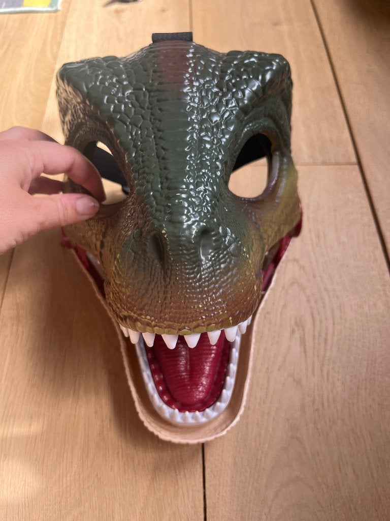 Dino masker, Ophalen of Verzenden, Zo goed als nieuw, Overige typen