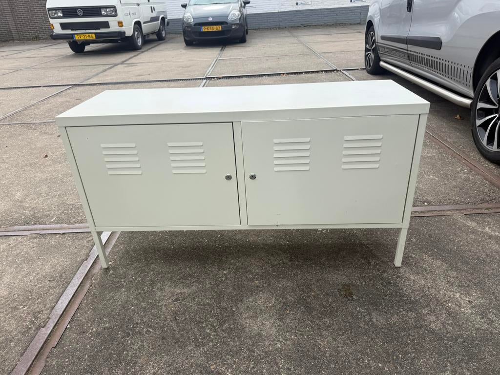 Ikea wit tv kastje, Ophalen, Gebruikt, 100 tot 150 cm, Minder dan 100 cm