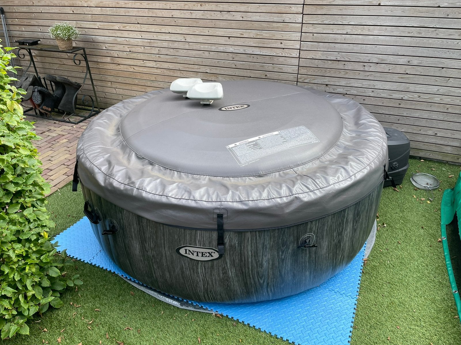 Intex purespa Greywood, Ophalen, Gebruikt, Filter, Opblaasbaar