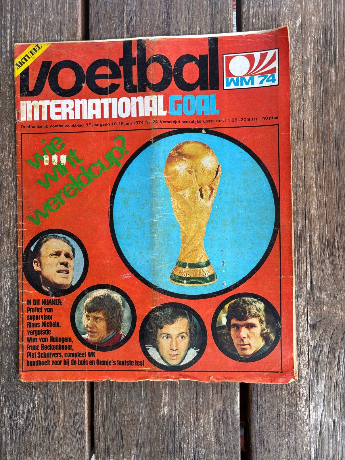 WM74: vintage alle 8 uitgaven VI, Ophalen of Verzenden, Gelezen, Sport en Vrije tijd