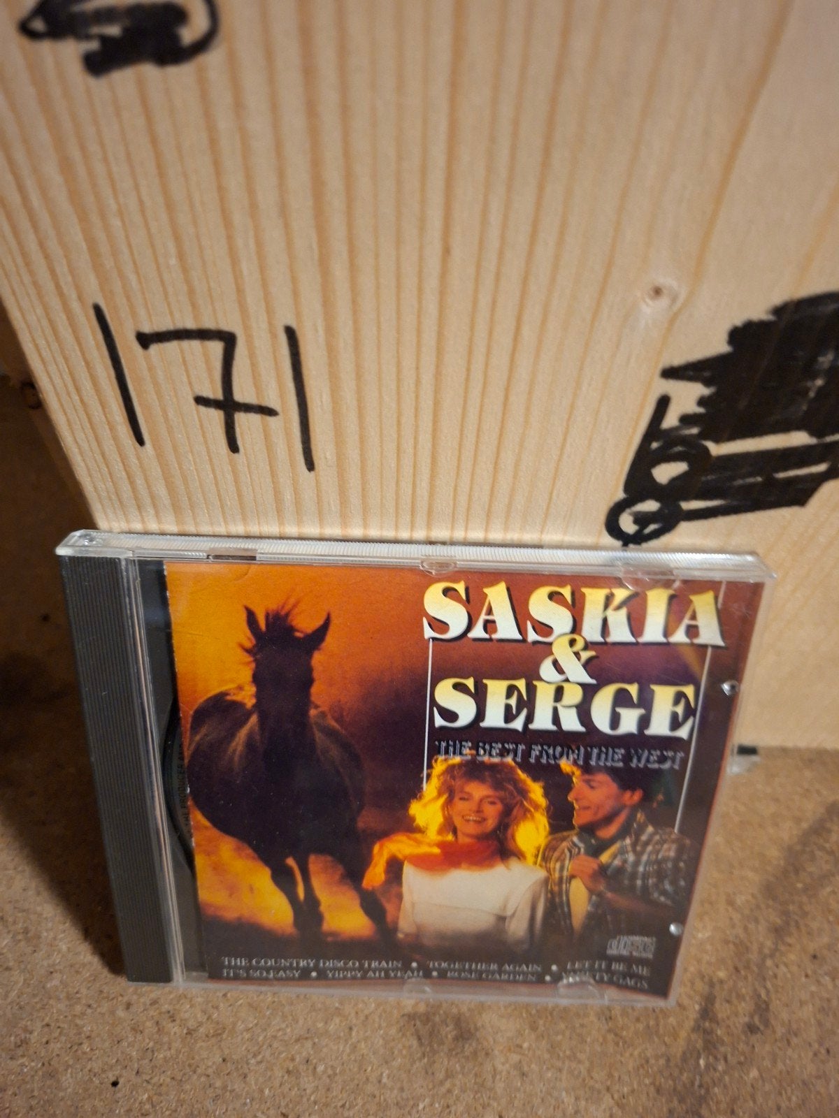 Saskia & Serge - The Best From The West CD, Gebruikt, Ophalen of Verzenden, Verzamelalbum, Inclusief doosje