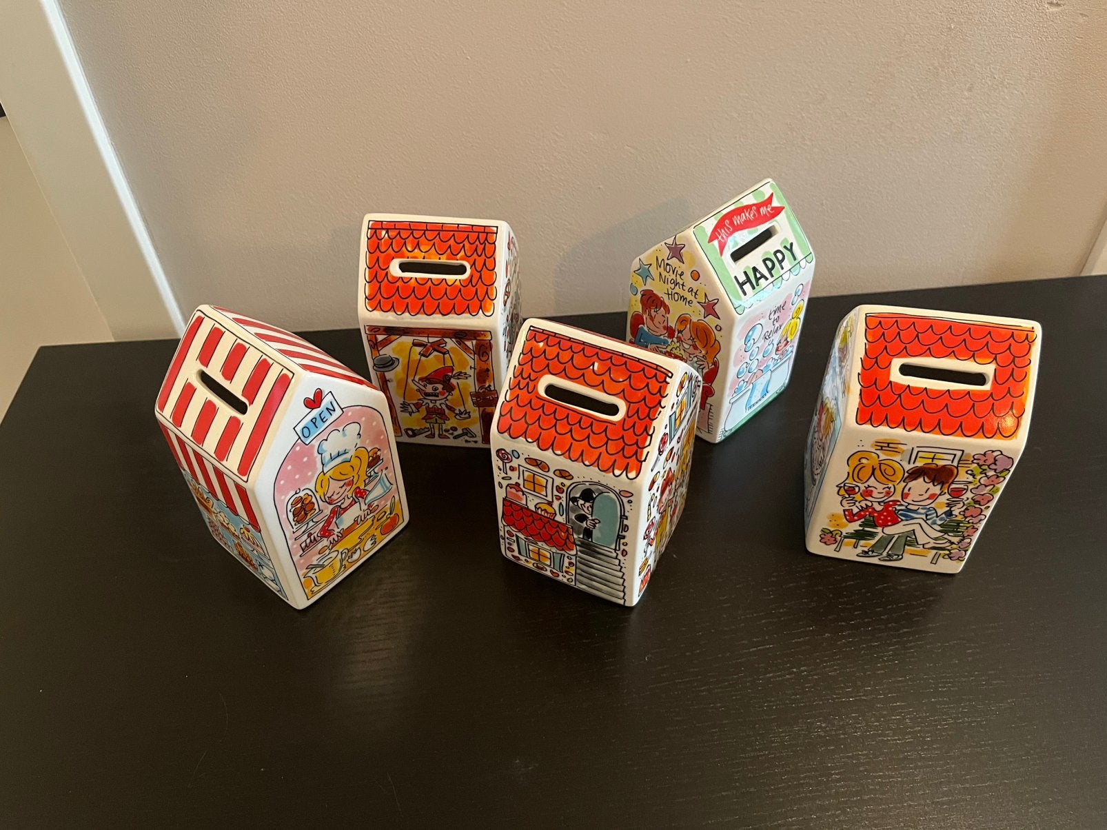 Spaarhuisjes Blond Amsterdam, Ophalen, Zo goed als nieuw, Aardewerk