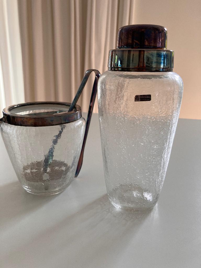 WMF cocktailshaker en bijbehorende set, Antiek en Kunst, Ophalen of Verzenden