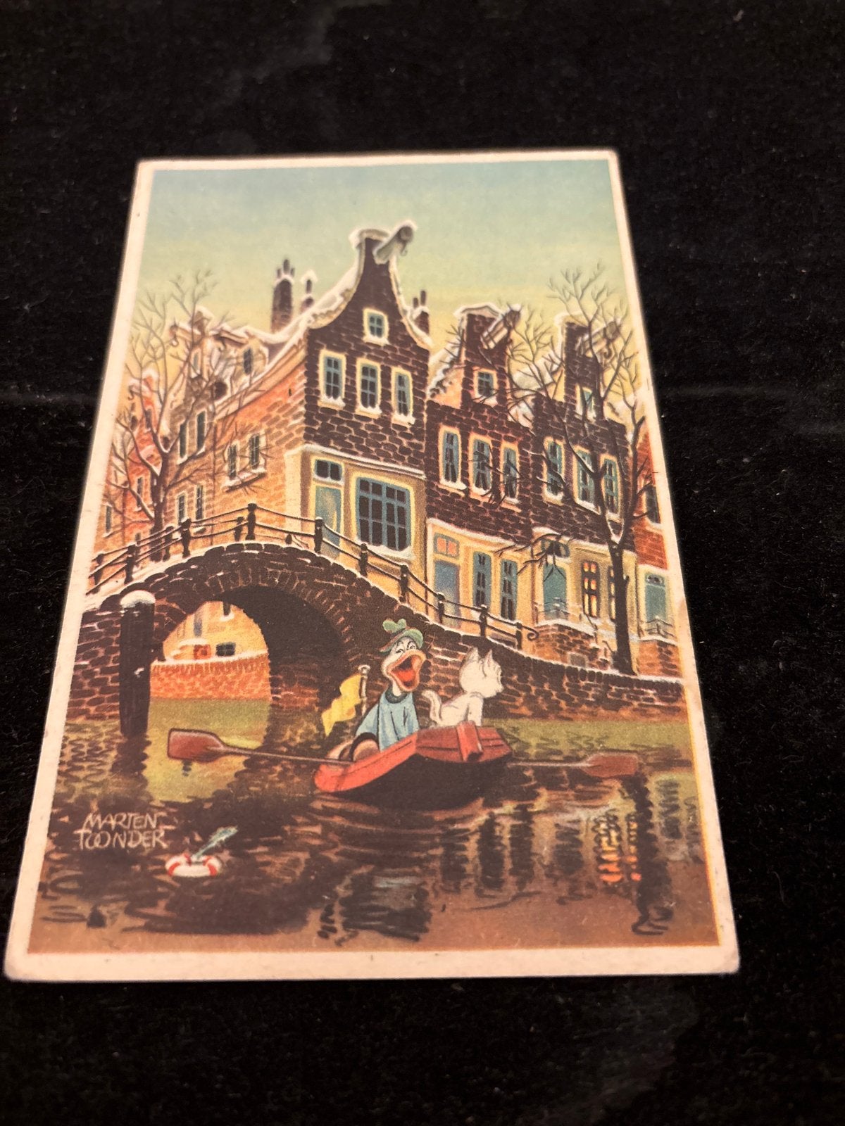 Marten Toonder Ansichtkaart - Gelopen, Nederland, Ophalen of Verzenden, 1940 tot 1960, Gelopen, Utrecht