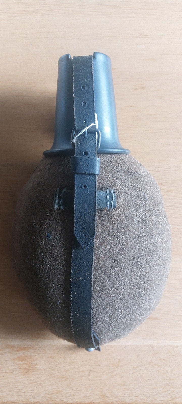 Duitse Wehrmacht veldfles met beker en hoes, WO2, Ophalen of Verzenden, Landmacht, Duitsland, Overige typen