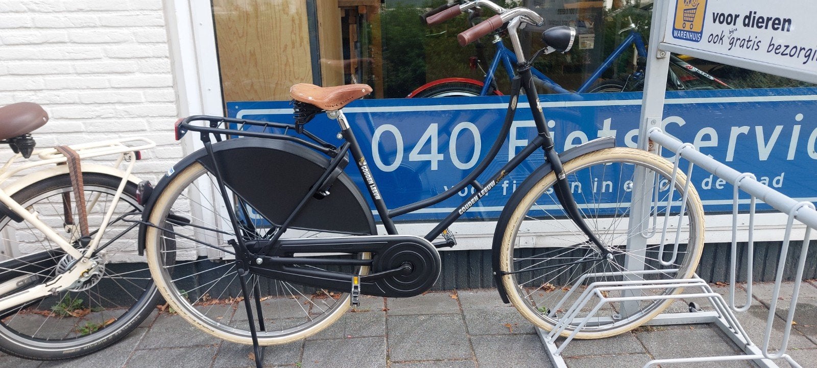 Omafiets Gouden Leeuw met leder Brooks zadel, Fietsen en Brommers, Ophalen of Verzenden