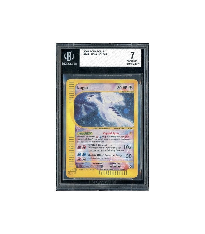 Pokemon Lugia Crystal Holo e-Series Aquapolis #149 BGS 7, Hobby en Vrije tijd, Verzamelkaartspellen | Pokémon, Ophalen of Verzenden
