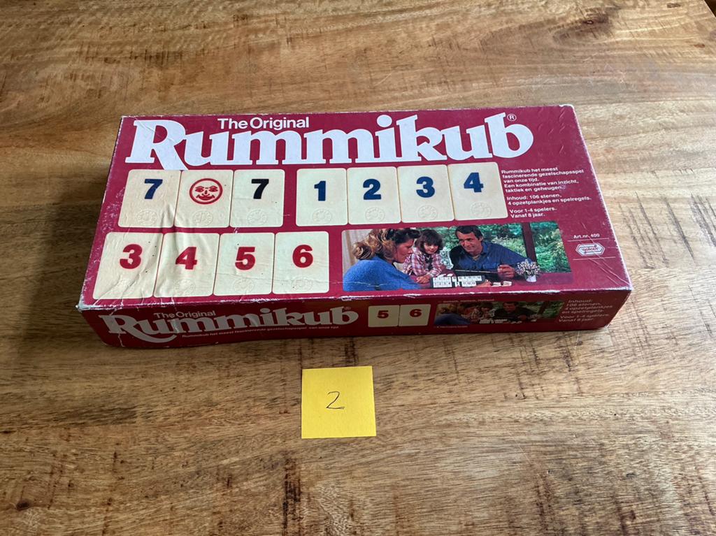 Rummikub grote stenen, Ophalen of Verzenden, Gebruikt